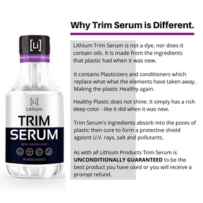 Infographic explaining the unique benefits of Trim Serum