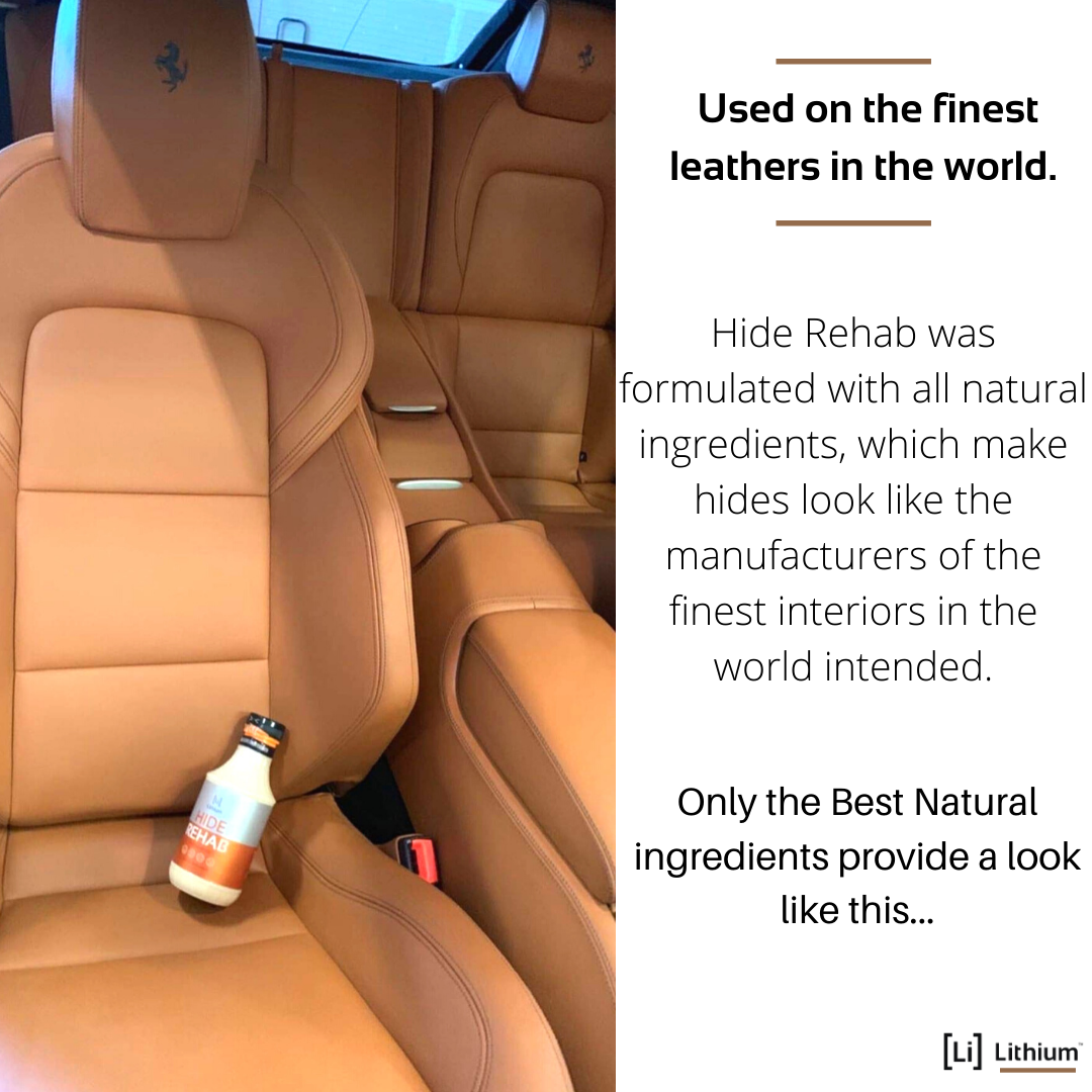 Leather Milk Auto Leather Conditioner and Cleaner with UV Protection - Auto Refreshener No. 4 - All Natural, Non-Toxic Protection for Car interiors.